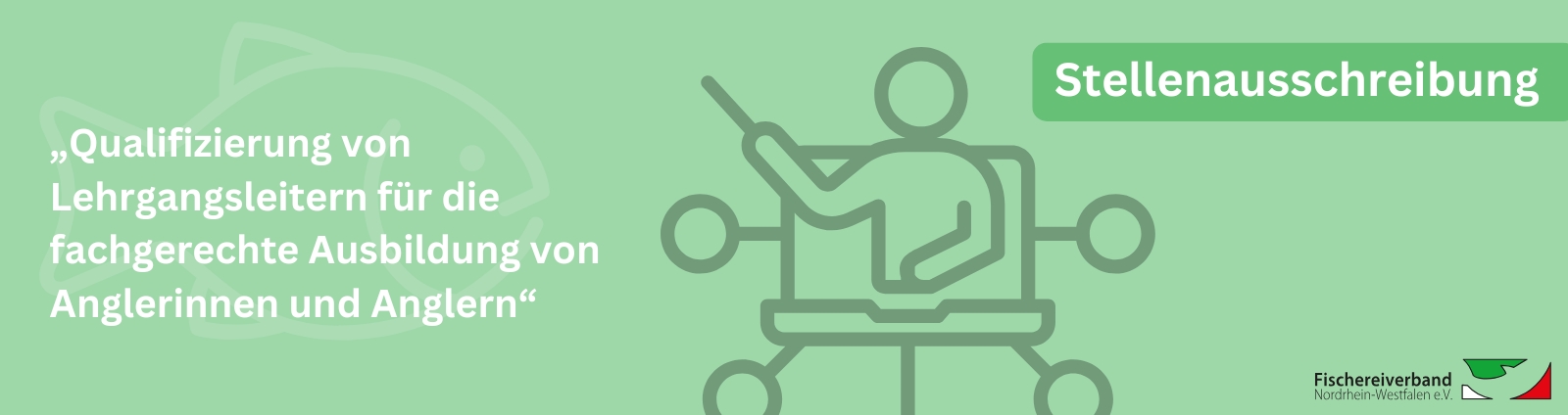 Eine Grafik mit dem Titel Stellenausschreibung